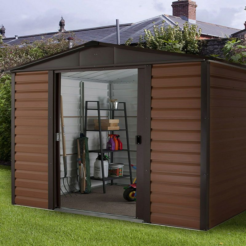 8x6 metal garden sheds yardmaster floor 8ft x 6ft apex